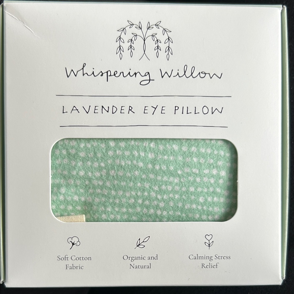 Whispering Willow Lavender Eye Pillow